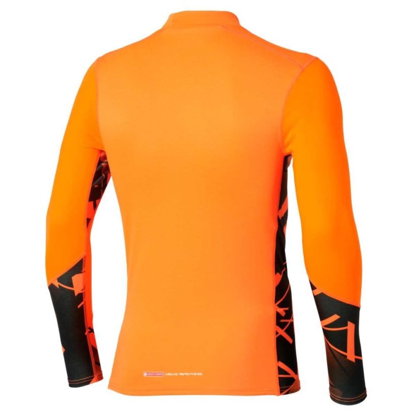 Mizuno Virtual Body G5 High Neck – Pánské termotriko – Oranžová