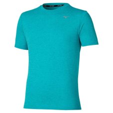 Mizuno Impulse Core Tee – Pánské běžecké triko – Modro-zelená