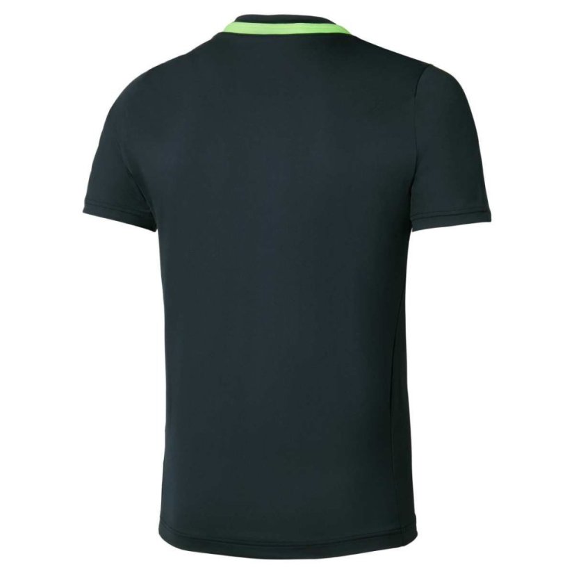 Mizuno Tee – Pánské tenisové triko – Černá