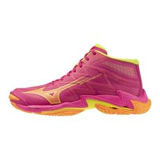 Mizuno Wave Lightning Elite Mid – Unisex volejbalová obuv – Červená