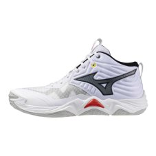 Mizuno Wave Momentum Elite Mid – Unisex volejbalová obuv – Bílá