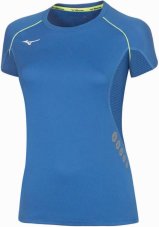 Mizuno Premium JPN Tee – Dámské běžecké triko – Modrá