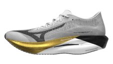 Mizuno Hyperwarp Pro – Unisex silniční běžecká obuv – Šedo-černá