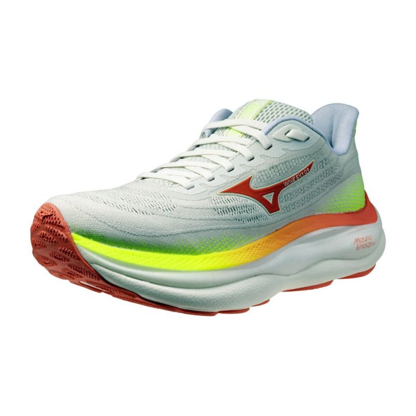Mizuno Wave Sky 9 – Dámská silniční běžecká obuv – Bílá