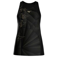 Mizuno Active DryAeroFlow Graphic Tank Top – Dámské běžecké tílko – Černá
