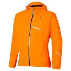 Mizuno Waterproof 20K ER Jacket – Pánská nepromokavá běžecká bunda – Oranžová