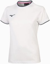 Mizuno Tee – Dámské volnočasové triko – Bílá