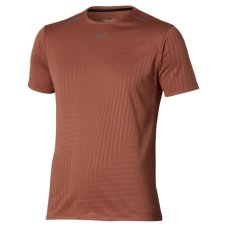 Mizuno Tech Light Tee – Pánské běžecké triko – Hnědá