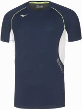 Mizuno Premium JPN Tee – Pánské běžecké triko – Tmavě modrá