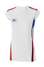 Mizuno Premium Cap Sleeve – Dámské sportovní triko – Bílá