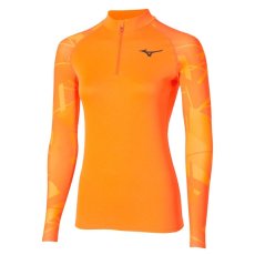 Mizuno Virtual Body G5 Half Zip – Dámské termotriko – Oranžová