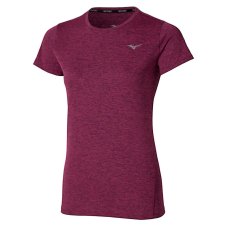 Mizuno Impulse Core Tee – Dámské běžecké triko – Vínová