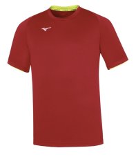 Mizuno Core Short Sleeve Tee – Pánské sportovní triko – Červená