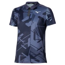 Mizuno Daybreakers Shadow Polo – Pánské tenisové triko – Šedá
