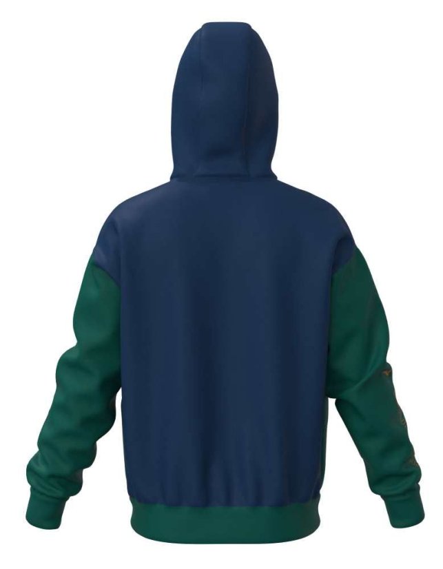 Mizuno Athletics Sweat Jacket – Pánská sportovní mikina – Modro-zelená