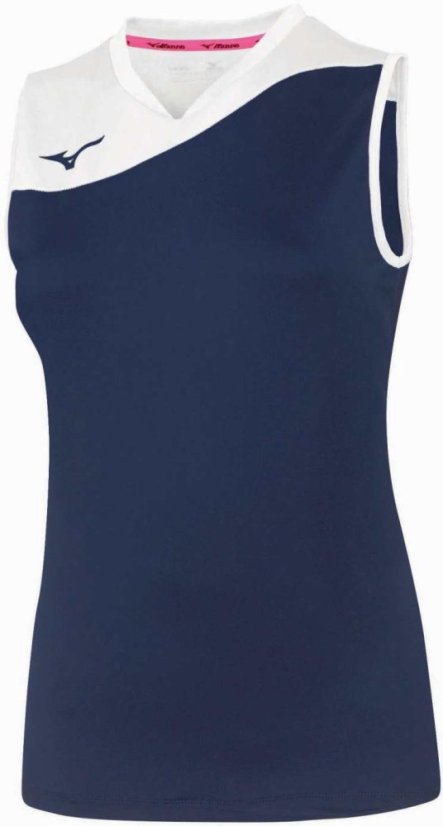 Mizuno Authentic Myou NS Shirt – Dámské sportovní tílko – Tmavě modrá - Velikost: XL