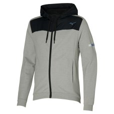 Mizuno Sweat Jacket – Pánská sportovní mikina – Šedá