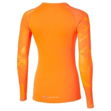Mizuno Virtual Body G5 Crew Neck – Dámské termotriko – Oranžová
