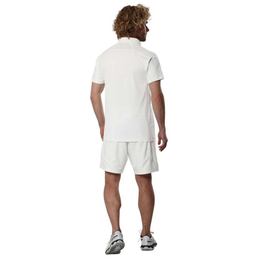Mizuno Stargazer Shadow Polo – Pánské tenisové triko – Bílá