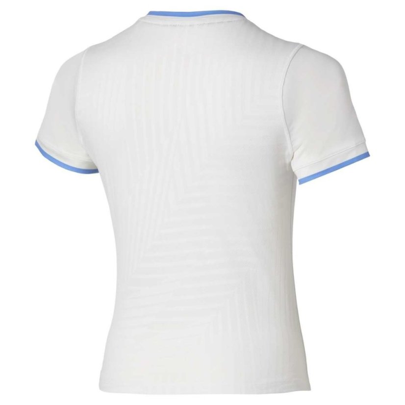 Mizuno Stargazer Tee – Dámské tenisové triko – Bílá