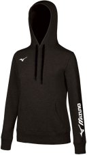 Mizuno Terry Hoodie – Dámská sportovní mikina – Černá