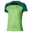 Mizuno Stargazer Shadow Graphic Tee – Pánské tenisové triko – Zelená