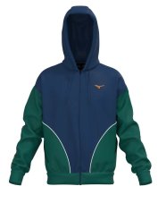 Mizuno Athletics Sweat Jacket – Pánská sportovní mikina – Modro-zelená