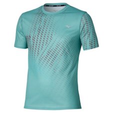 Mizuno Core Graphic Tee – Pánské běžecké triko – Tyrkysová