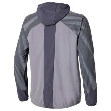 Mizuno Active Alpha Hooded Jacket – Pánská běžecká bunda – Šedá