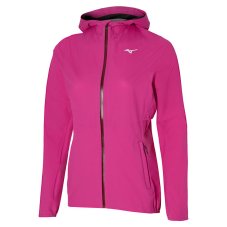 Mizuno Waterproof 20K ER Jacket – Dámská nepromokavá běžecká bunda – Růžová