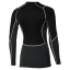 Merino Wool Crew / Black/Apricot Blush /