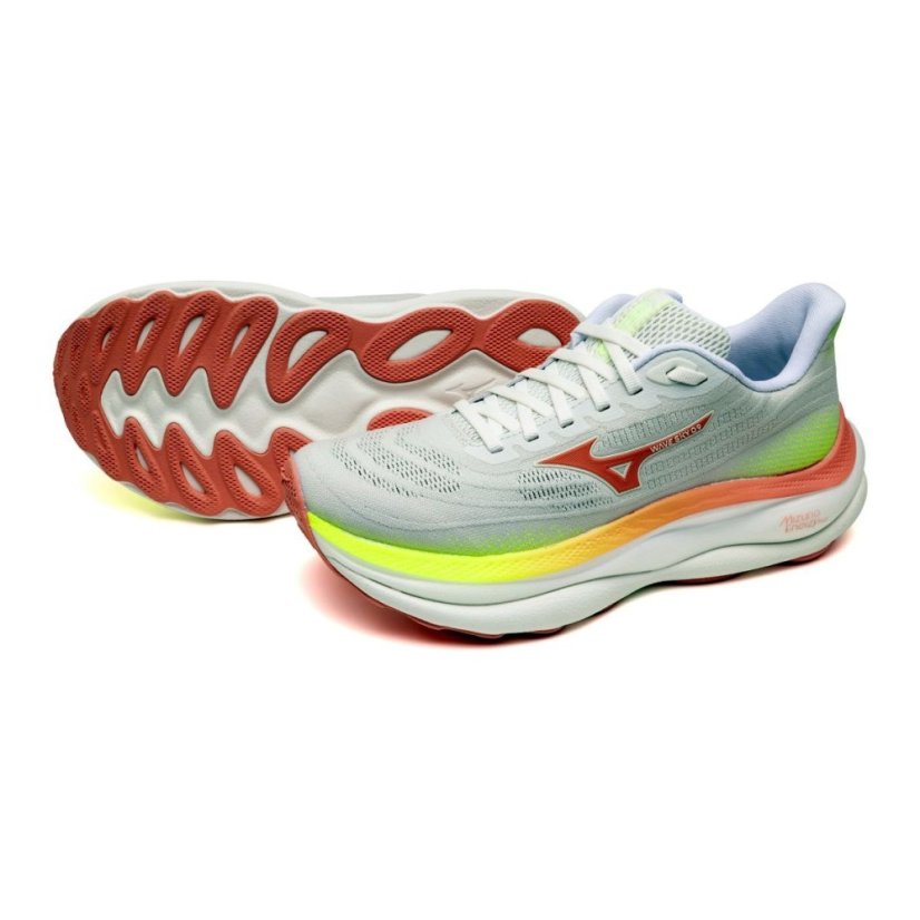 Mizuno Wave Sky 9 – Dámská silniční běžecká obuv – Bílá