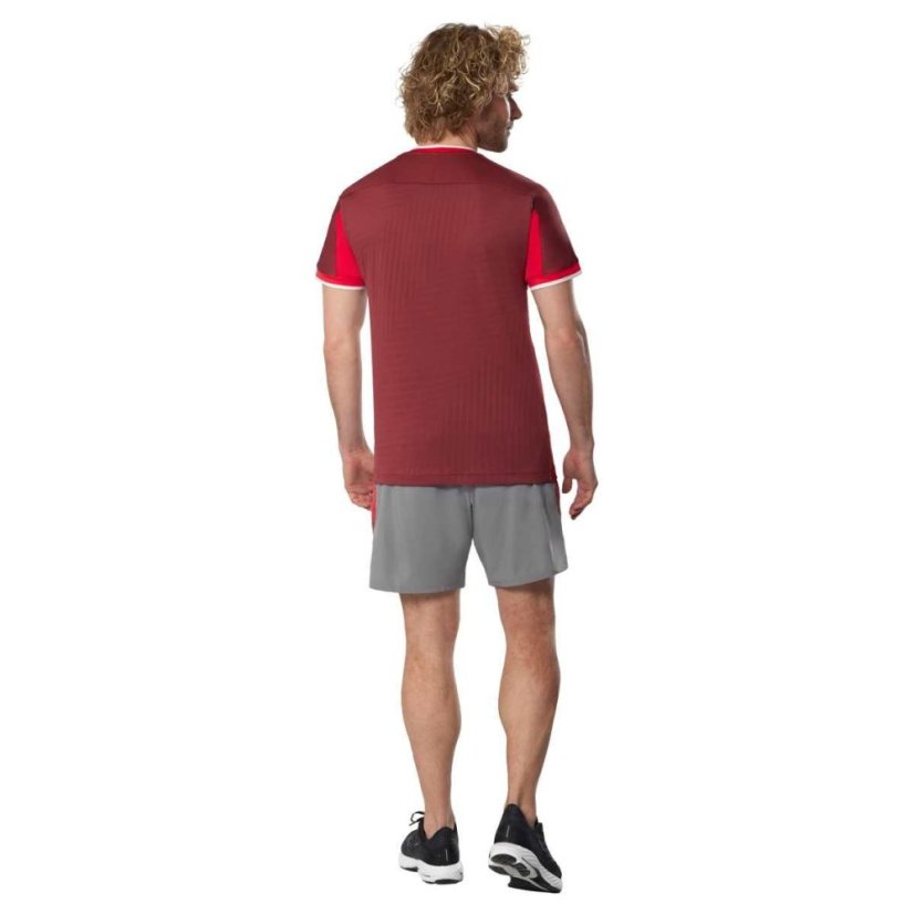 Mizuno Stargazer Shadow Graphic Tee – Pánské tenisové triko – Červená