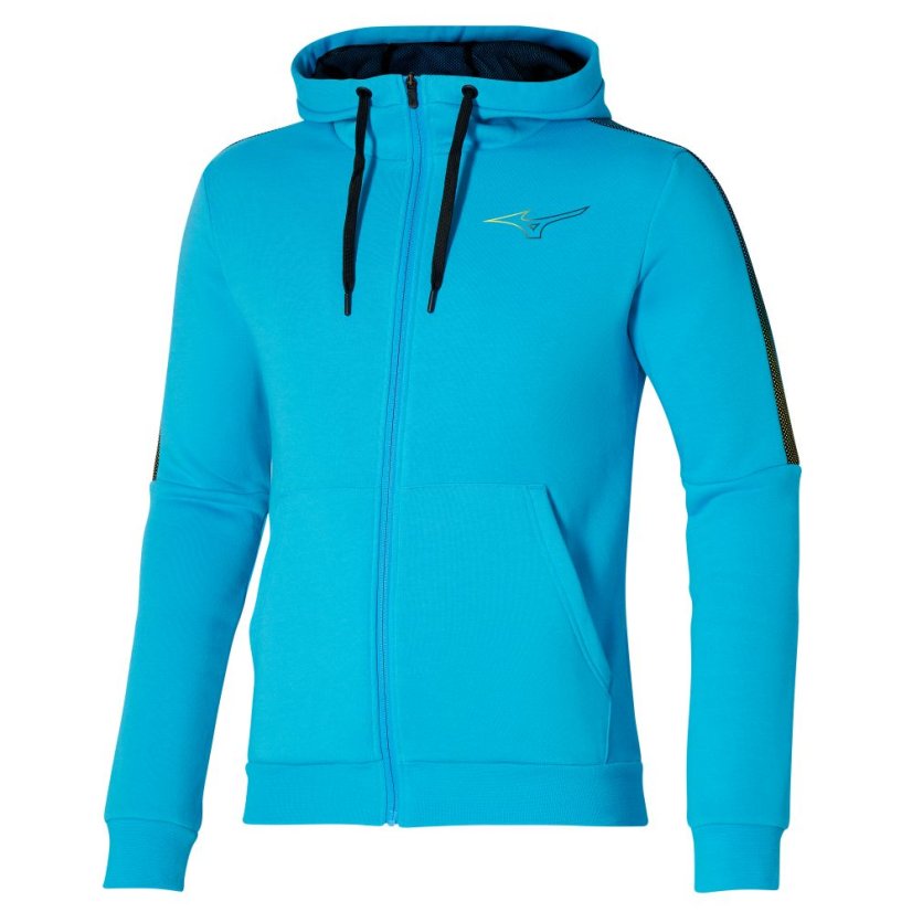 Mizuno Release Sweat Jacket – Pánská sportovní mikina – Modrá