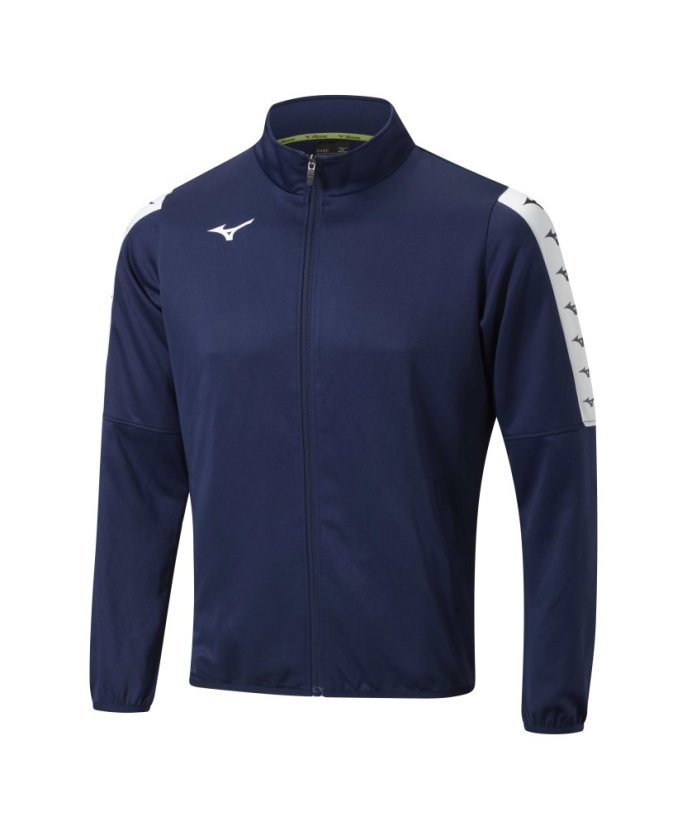 Mizuno Nara Interlock Track Jacket – Juniorská lehká sportovní bunda – Modrá - Velikost: 128