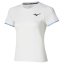 Mizuno Stargazer Tee – Dámské tenisové triko – Bílá