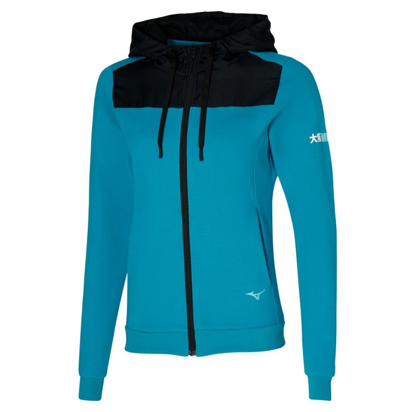 Mizuno Sweat Jacket – Dámská sportovní mikina – Modrá