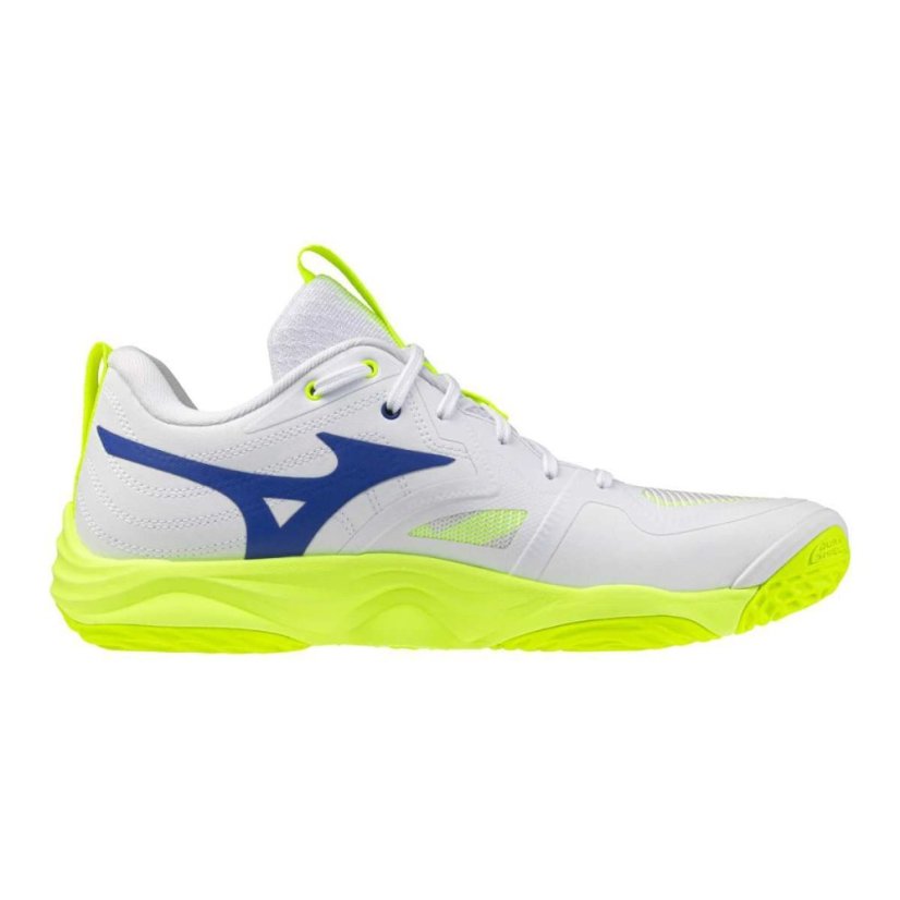 Mizuno Wave Momentum Elite – Unisex volejbalová obuv – Bílo-žlutá