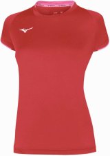 Mizuno Core Short Sleeve Tee – Dámské sportovní triko – Červená