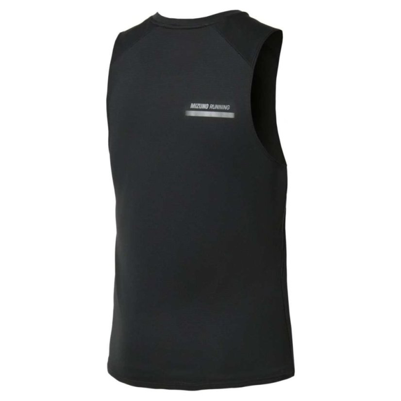 Mizuno Active DryAeroFlow Tank Top – Pánské běžecké tílko – Černá - Velikost: M