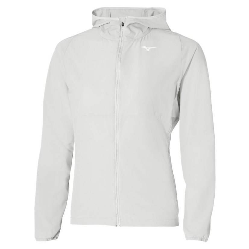 Mizuno Alpha Jacket – Dámská běžecká bunda – Šedá