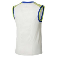 Mizuno Stargazer Shadow Sleeveless – Pánské tenisové tílko – Bílá