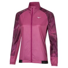 Mizuno Aero Jacket – Dámská sportovní bunda – Růžová