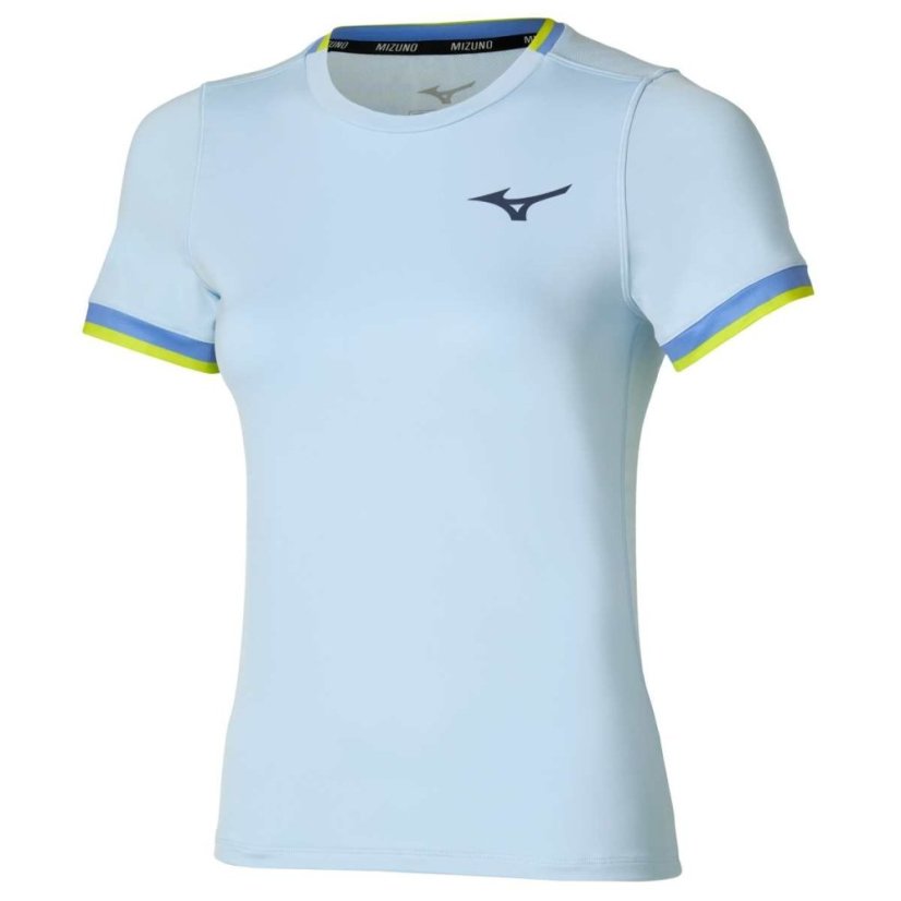 Mizuno Stargazer Tee – Dámské tenisové triko – Modrá
