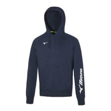 Mizuno Terry Hoodie Jr – Juniorská sportovní mikina – Modrá