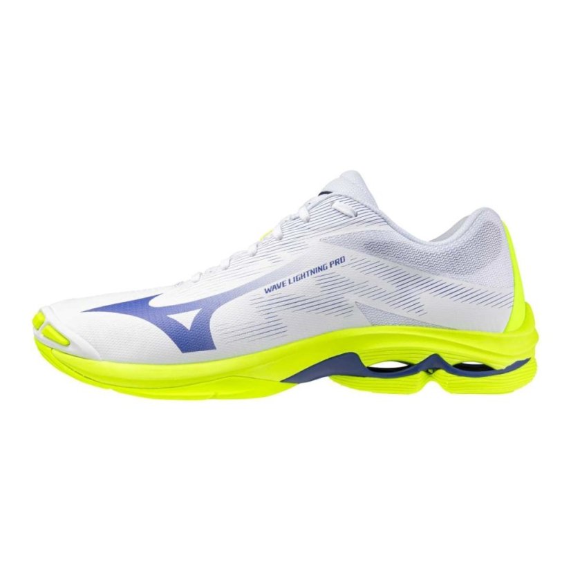 Mizuno Wave Lightning Pro – Unisex volejbalová obuv – Bílo-žlutá - Velikost: EUR 44