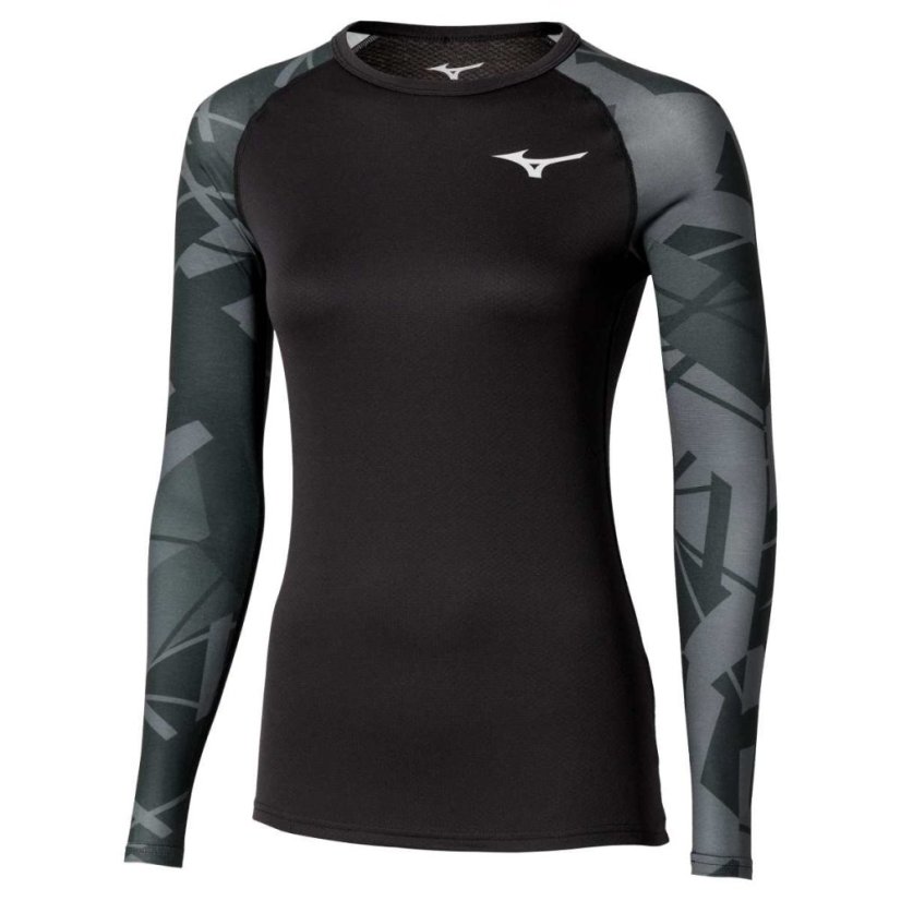 Mizuno Virtual Body G5 Crew Neck – Dámské termotriko – Černá
