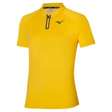 Mizuno Frontier Shadow Polo – Pánské tenisové triko – Žlutá