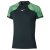 Mizuno Stargazer Shadow Tee – Pánské tenisové triko – Černo-zelená