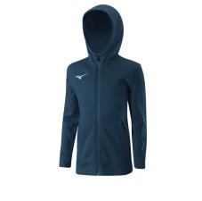 Mizuno Sweat FZ Hoodie – Juniorská sportovní mikina – Modrá